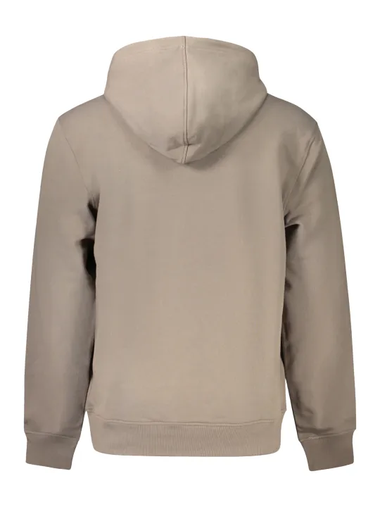 "Calvin Klein Startseite im Sale | CALVIN KLEIN HERREN SWEATSHIRT MIT REISSVERSCHLUSS BRAUN online kaufen"|Planet-Deluxe