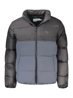 "Calvin Klein Schwarze Jacke mit Taschen & Reißverschluss"