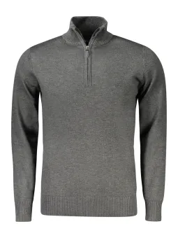 "Eleganter Stickpullover mit halbem Reißverschluss - TR1722"