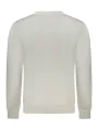 Bio Offwhite Sweatshirt - Stilvolles Logo, Rundhals, Komfort