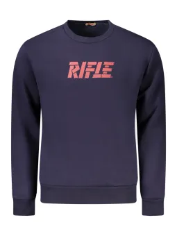 "RIFLE RFF015 BLBLU: Stylisches Logo Sweatshirt"