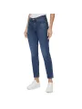 Blaue Jeans mit geradem Bein