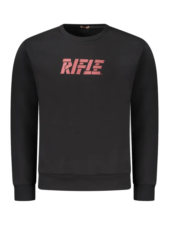 "RIFLE Startseite im Sale | RIFLE SWEATSHIRT OHNE REISSVERSCHLUSS HERREN SCHWARZ online kaufen"|Planet-Deluxe