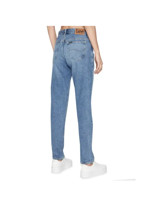 Blaue Lee Jeans gerades Bein