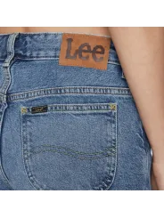 Lee Jeans indigoblaue Waschung Detailaufnahme