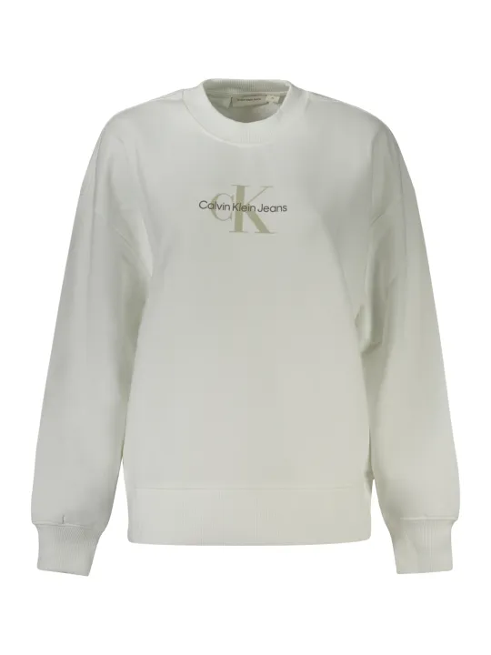 Calvin Klein Regeneratives Baumwoll-Sweatshirt mit Logo
