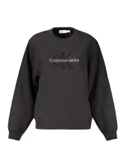 "Calvin Klein Sweatshirts im Sale | Bio Baumwolle Logo Sweatshirt Rundhals Langarm online kaufen"|Planet-Deluxe