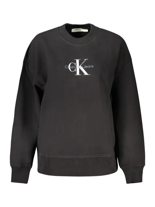 "Calvin Klein Sweatshirts im Sale | Regenerativer Calvin Klein Rundhals-Sweatshirt mit Logo-Print online kaufen"|Planet-Deluxe