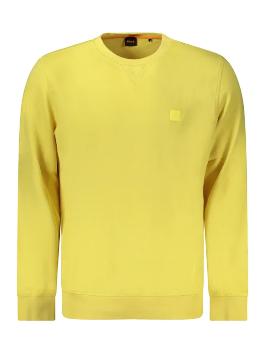 "Boss Startseite im Sale | HUGO BOSS HERREN SWEATSHIRT MIT ZIP-UP GELB online kaufen"|Planet-Deluxe