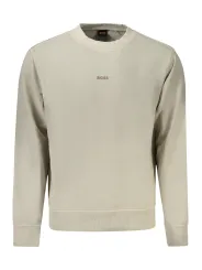 "Boss Sweatshirts im Sale | HUGO BOSS SWEATSHIRT OHNE REISSVERSCHLUSS HERREN BEIGE online kaufen"|Planet-Deluxe