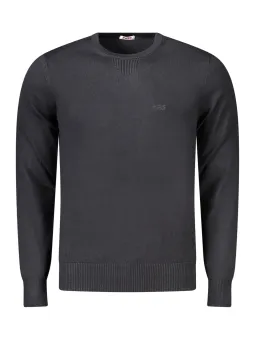 Langarmshirt mit Rundhals & Stickerei-Logo - Pullover