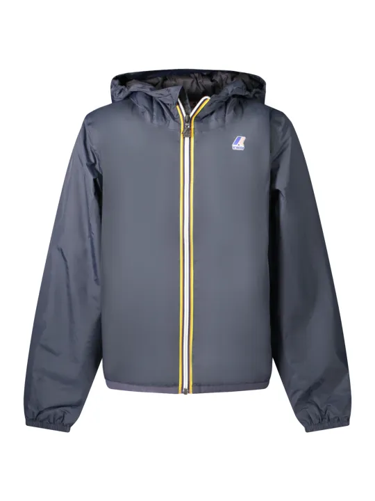 "K-WAY Jacken im Sale | K-WAY K6121EWPLEVRAI3.0CLAUDE Langarmjacke mit Kapuze und Logo für Jungen online kaufen"|Planet-Deluxe
