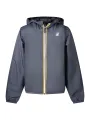 "K-WAY Jacken im Sale | K-WAY K6121EWPLEVRAI3.0CLAUDE Langarmjacke mit Kapuze und Logo für Jungen online kaufen"|Planet-Deluxe