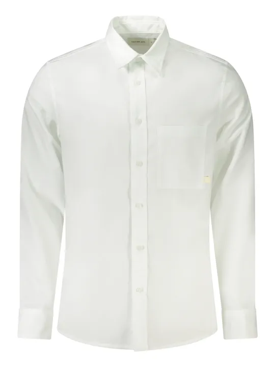 "Calvin Klein Startseite im Sale | CALVIN KLEIN LANGARMSHIRT HERREN WEISS online kaufen"|Planet-Deluxe