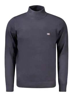 "Pullover mit Stehkragen & Stickerei - Navy, Norway 1963"