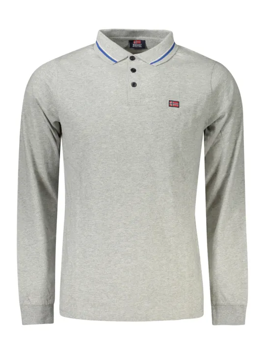 "NORWAY 1963 Startseite im Sale | NORWEGEN 1963 HERREN LANGARM POLOSHIRT GRAU online kaufen"|Planet-Deluxe
