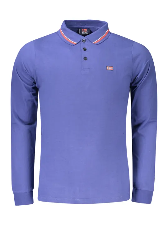 "NORWAY 1963 Startseite im Sale | NORWEGEN 1963 HERREN LANGARM POLOSHIRT BLAU online kaufen"|Planet-Deluxe