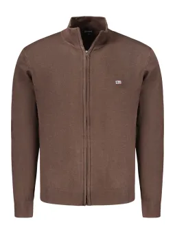 "Stilvoller Langarm-Cardigan mit Reißverschluss & Stickerei"