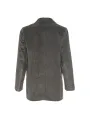 Grünes Cord Blazer schlanker Schnitt