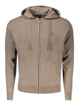 "Stylischer Langarm Hoodie mit Taschen & Sticklogo"