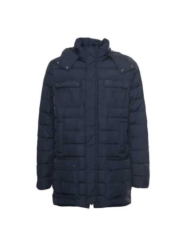 Blauer gesteppter Harmont & Blaine Pufferjacke