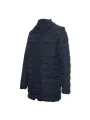 Marineblaue, gepolsterte Herrenjacke
