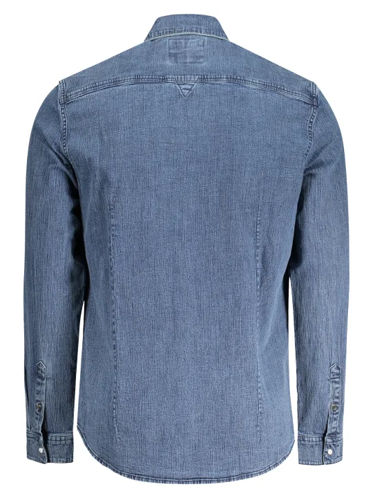 "GUESS JEANS Startseite im Sale | GUESS JEANS LANGARMHEMD HERREN BLAU online kaufen"|Planet-Deluxe