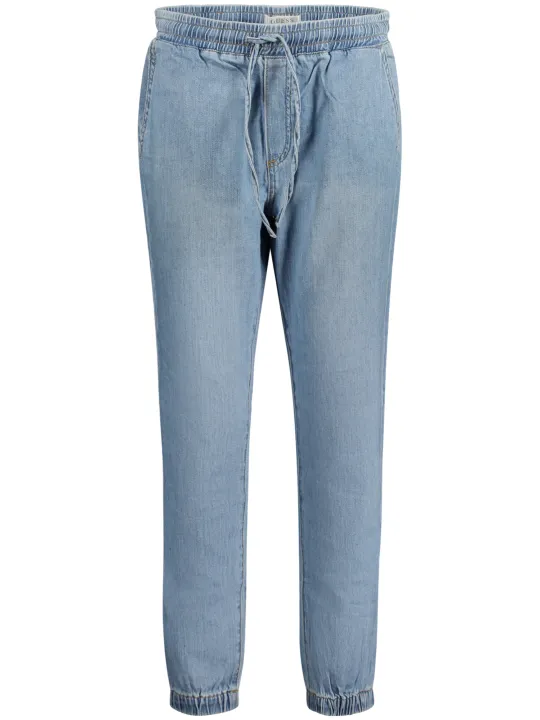 "GUESS JEANS Jeans im Sale | Elastische Jeans mit Kordel und 4 Taschen von GUESS online kaufen"|Planet-Deluxe