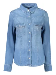 "GUESS JEANS Startseite im Sale | GUESS JEANS LANGARMSHIRT DAMEN BLAU online kaufen"|Planet-Deluxe