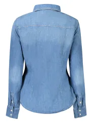 "GUESS JEANS Startseite im Sale | GUESS JEANS LANGARMSHIRT DAMEN BLAU online kaufen"|Planet-Deluxe
