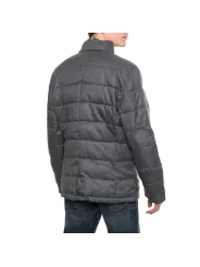 Graue Harmont & Blaine Daunenjacke hinten