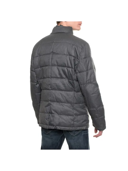 Graue Harmont & Blaine Daunenjacke hinten