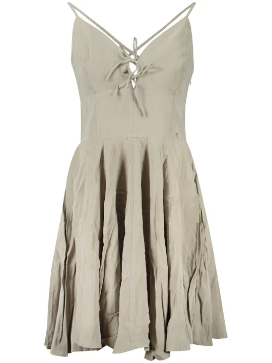 "GUESS JEANS Startseite im Sale | GUESS JEANS KURZES KLEID DAMEN GRÜN online kaufen"|Planet-Deluxe