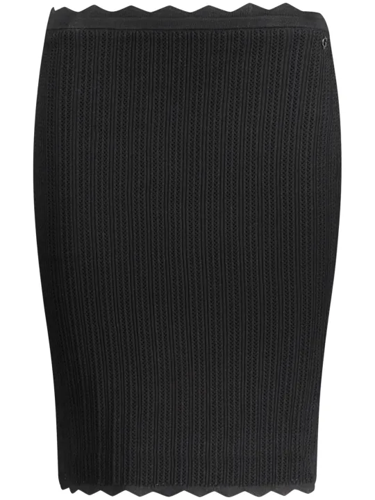 "GUESS JEANS Startseite im Sale | GUESS JEANS LONGUETTE ROCK DAMEN SCHWARZ online kaufen"|Planet-Deluxe