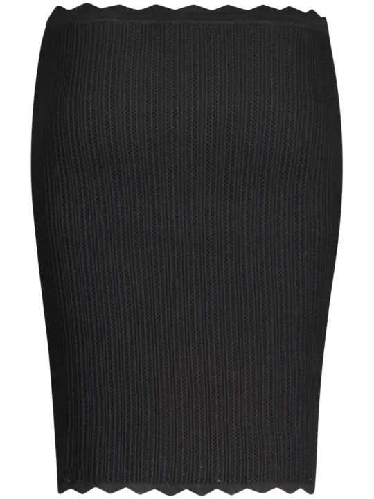 "GUESS JEANS Startseite im Sale | GUESS JEANS LONGUETTE ROCK DAMEN SCHWARZ online kaufen"|Planet-Deluxe