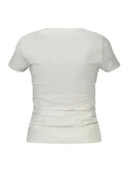 "GUESS JEANS T-Shirts im Sale | Breitkragen Logo T-Shirt mit Kontrastdetails online kaufen"|Planet-Deluxe