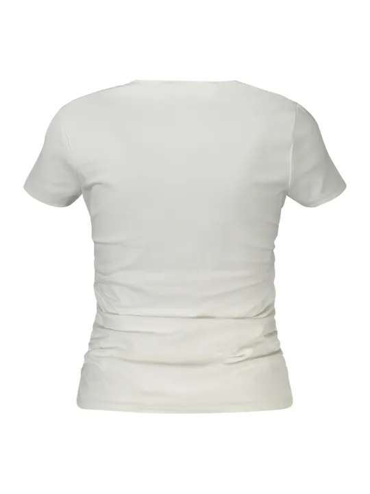 "GUESS JEANS T-Shirts im Sale | Breitkragen Logo T-Shirt mit Kontrastdetails online kaufen"|Planet-Deluxe
