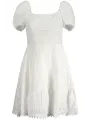 "GUESS JEANS Startseite im Sale | GUESS JEANS KURZES KLEID FRAUEN WEISS online kaufen"|Planet-Deluxe
