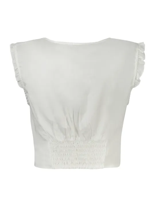 "GUESS JEANS Hemden im Sale | GUESS JEANS Kontrast Tanktop mit Knopfen und Logo online kaufen"|Planet-Deluxe