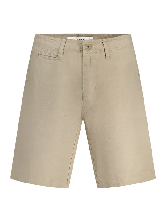 "GUESS JEANS Hosen im Sale | Bermuda 5 Taschen Hose mit Logo und Verschluss online kaufen"|Planet-Deluxe