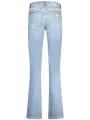 "GUESS JEANS Jeans im Sale | GUESS JEANS Damen Mid Rise Sexy Straight Jeans W4RA15D5922_AZGOM3 - 5-Pocket-Design, Faded-Effekt, Strass-Applikationen, Knopf-  online kaufen"|Planet-Deluxe