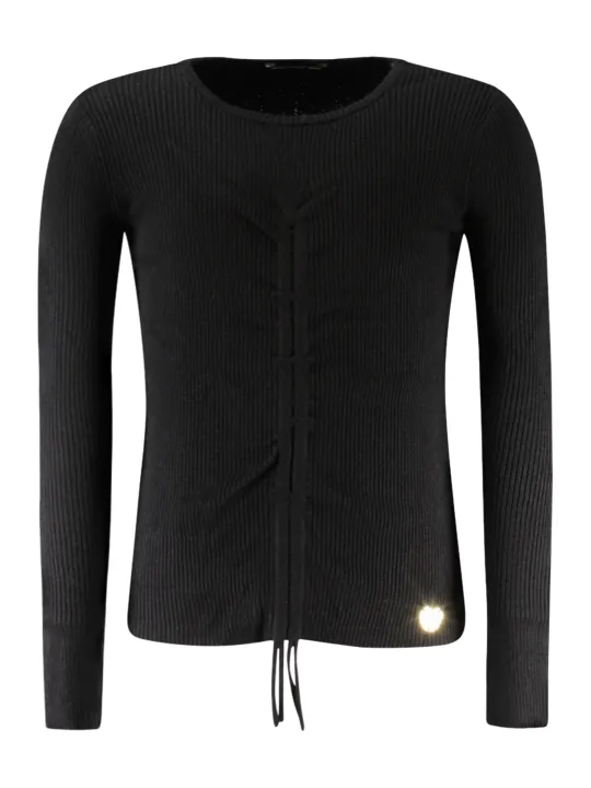 "GUESS JEANS Startseite im Sale | GUESS JEANS MÄDCHEN SCHWARZER PULLOVER online kaufen"|Planet-Deluxe