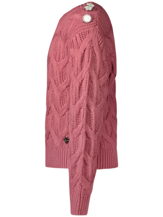 "GUESS JEANS Startseite im Sale | GUESS JEANS PULLOVER MÄDCHEN ROSA online kaufen"|Planet-Deluxe