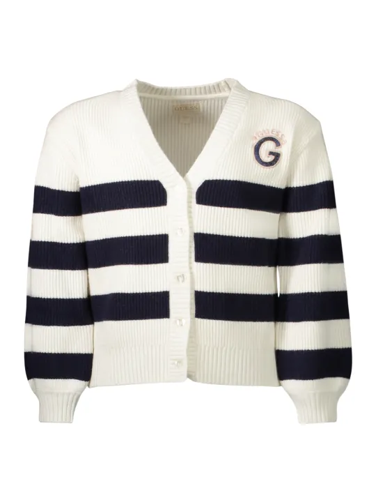 "GUESS JEANS Startseite im Sale | GUESS JEANS CARDIGAN MÄDCHEN WEISS online kaufen"|Planet-Deluxe