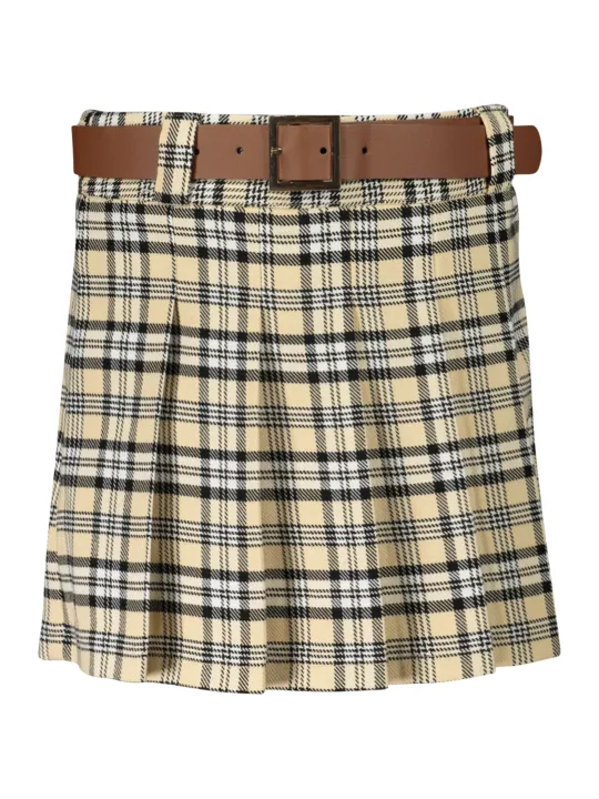 "GUESS JEANS Startseite im Sale | GUESS JEANS KURZER ROCK MÄDCHEN BEIGE online kaufen"|Planet-Deluxe