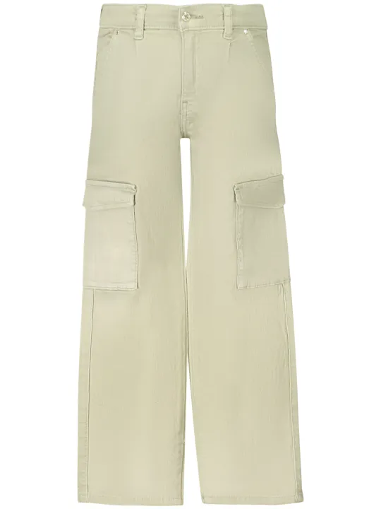 "GUESS JEANS Hosen im Sale | Guess Jeans Mädchen Hose mit Verstellbarem Innengummiband und Strass-Applikationen online kaufen"|Planet-Deluxe
