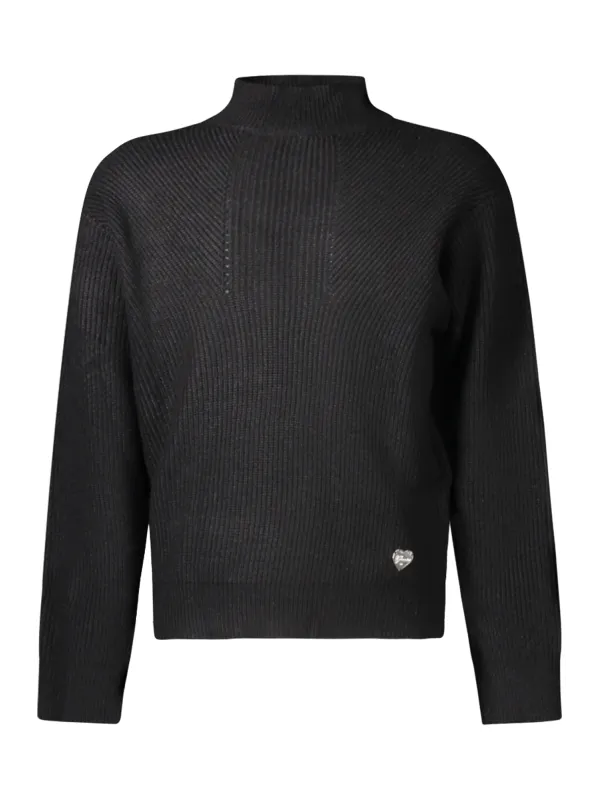 "GUESS JEANS Pullover im Sale | Guess Jeans Mädchen Pullover mit hohem Kragen und Kontrastdetails online kaufen"|Planet-Deluxe