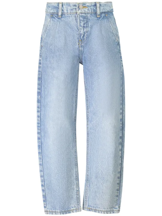 "GUESS JEANS Jeans im Sale | Guess Jeans für Mädchen mit verstellbarem Innengummiband und gewaschenem Effekt online kaufen"|Planet-Deluxe