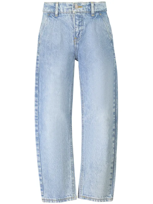 "GUESS JEANS Jeans im Sale | Guess Jeans für Mädchen mit verstellbarem Innengummiband und gewaschenem Effekt online kaufen"|Planet-Deluxe
