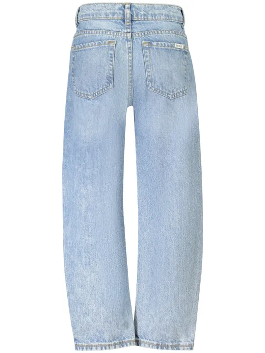 "GUESS JEANS Jeans im Sale | Guess Jeans für Mädchen mit verstellbarem Innengummiband und gewaschenem Effekt online kaufen"|Planet-Deluxe